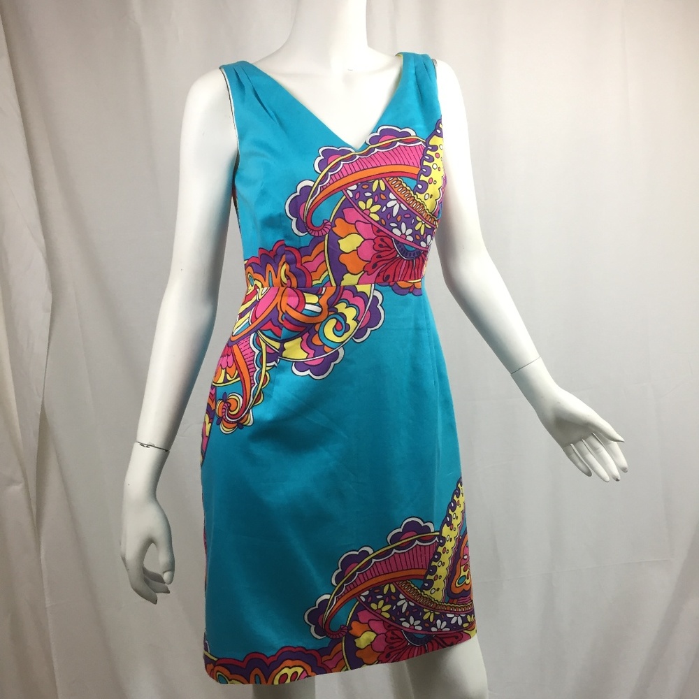 Lilly Pulitzer 6 Kiki Dress Printed Engine